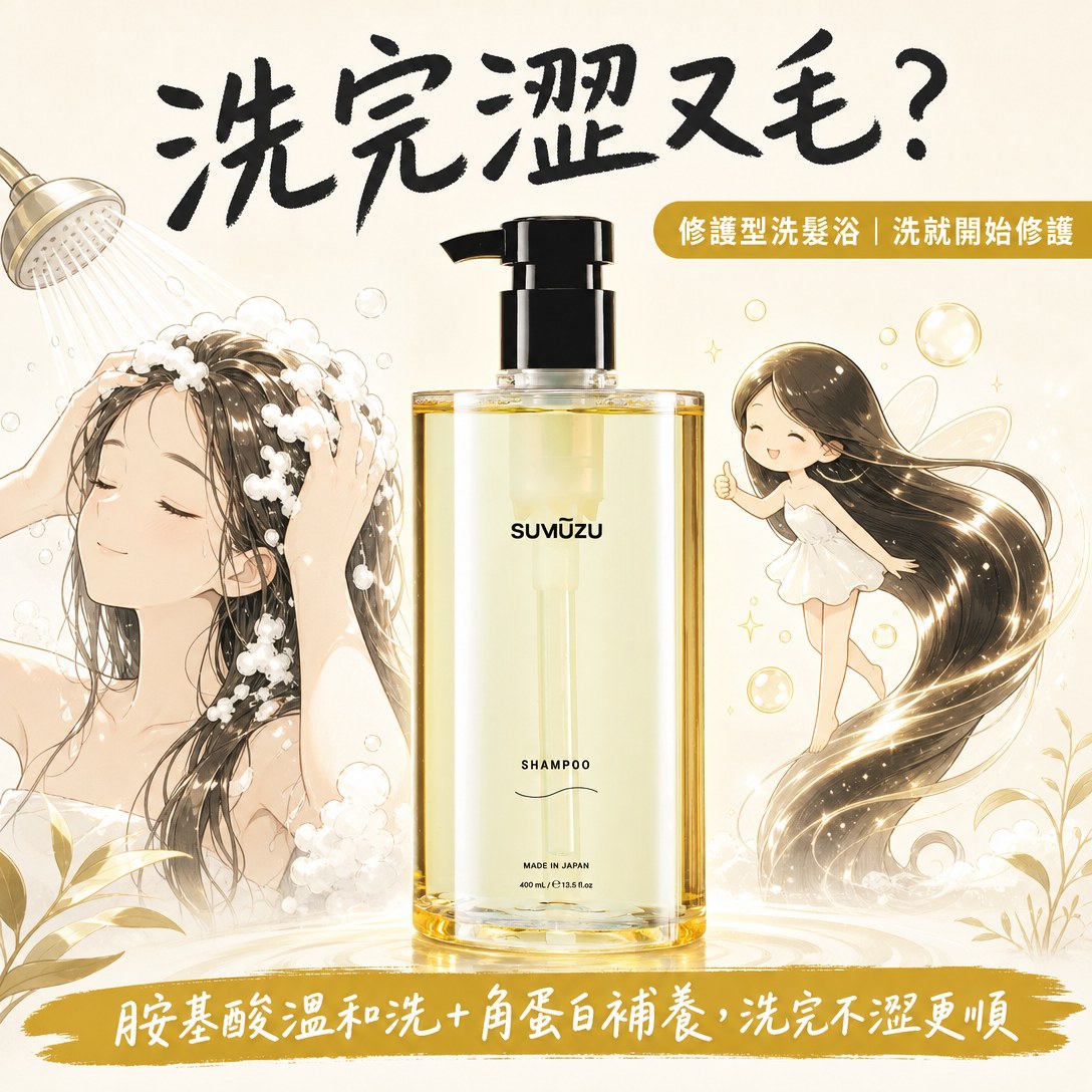 甦沐梓髮浴 SUMŪZU Shampoo(400ml)